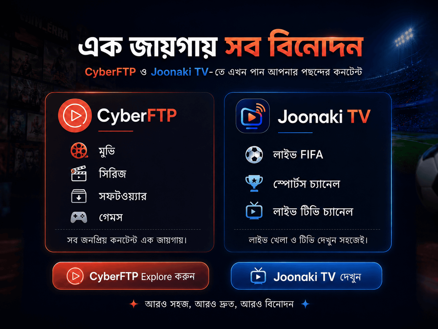 CyberFTP and Joonaki TV